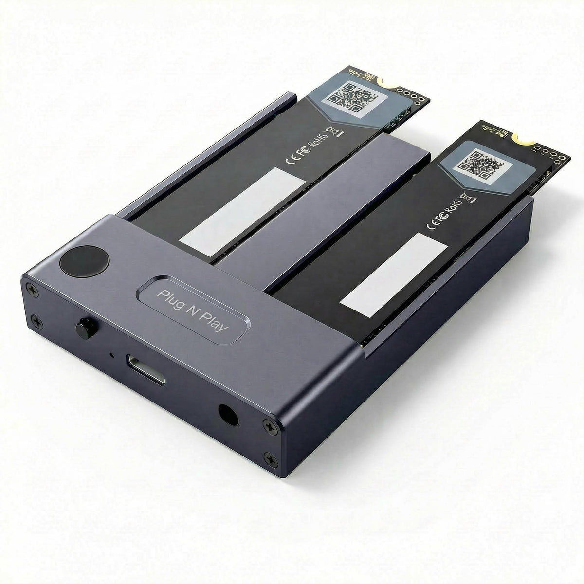 Externí box pro 2 NVMe disky