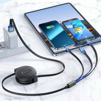 MultiCord Pro™ Vysouvací Rychlonabíječka