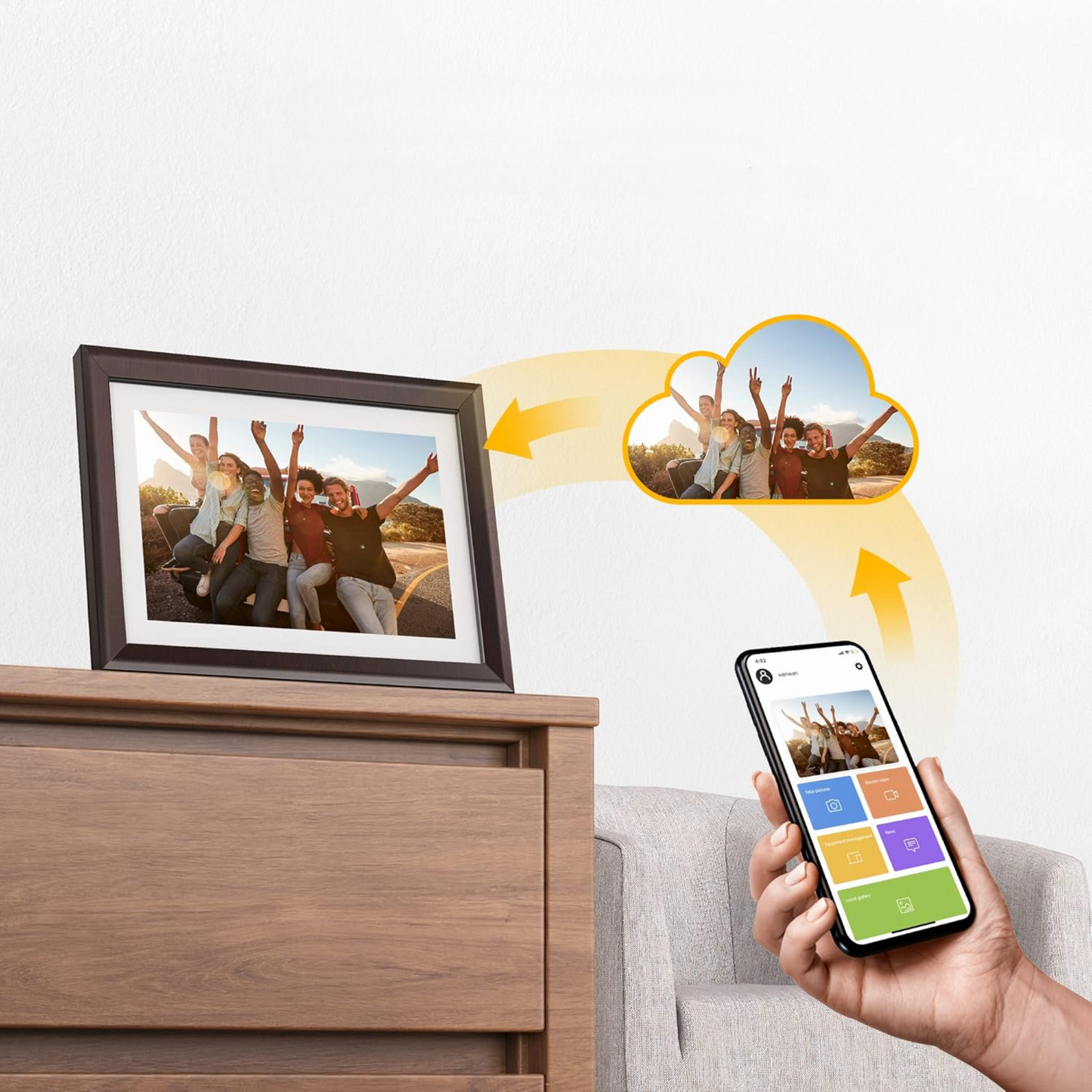 SnapView™ — digitální fotorámeček