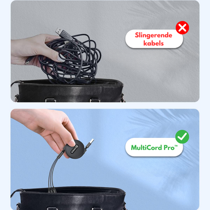 MultiCord Pro™ Vysouvací Rychlonabíječka