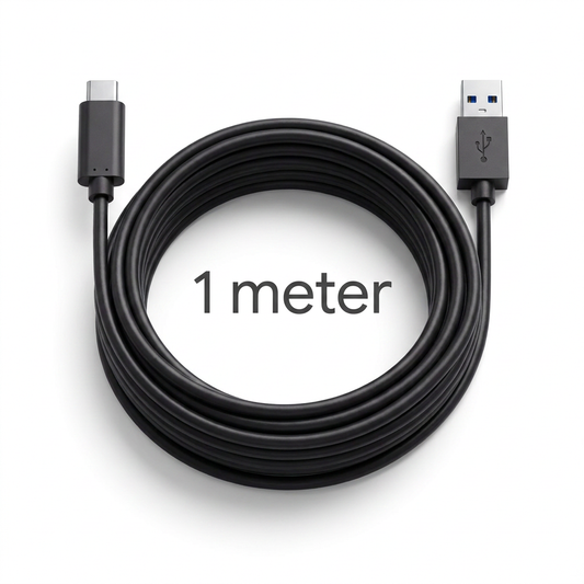 Extra dlouhý USB-C kabel — 1 m volnosti pohybu